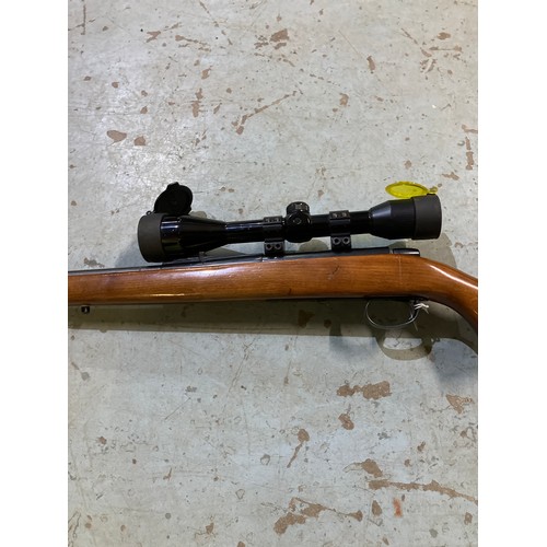 436 - Remington .22 LR bolt action rifle fitted with sound moderator and scope, serial no. 1288007
(sectio... 