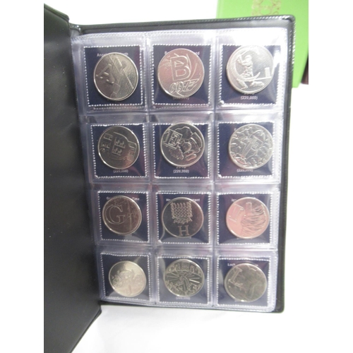 171 - 4 UK Coin Hunt folders cont. 50ps 10ps & £2s, The Beatrix Potter 50p Coin Collector Album (filled) &... 