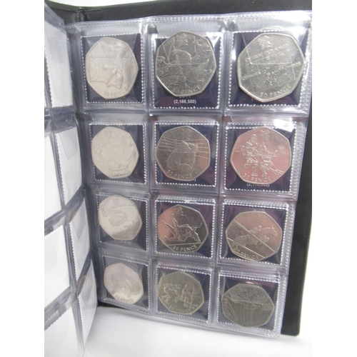 171 - 4 UK Coin Hunt folders cont. 50ps 10ps & £2s, The Beatrix Potter 50p Coin Collector Album (filled) &... 