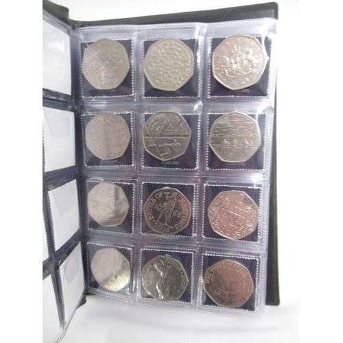 171 - 4 UK Coin Hunt folders cont. 50ps 10ps & £2s, The Beatrix Potter 50p Coin Collector Album (filled) &... 