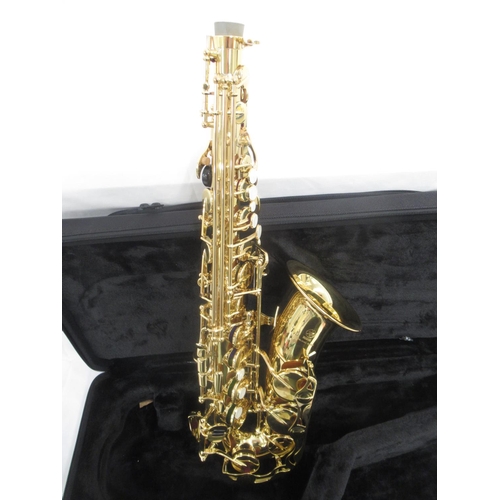 187 - A Yamaha brass alto saxophone YAS-280 serial number L43232, Made in Indonesia, with accessories in c... 