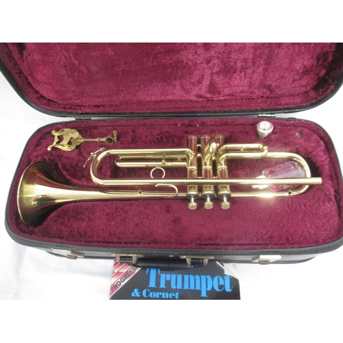 190 - LaFleur Imported by Boosey & Hawkes trumpet, serial no.054904, with Gretzen 5C mouthpiece in fitted ... 