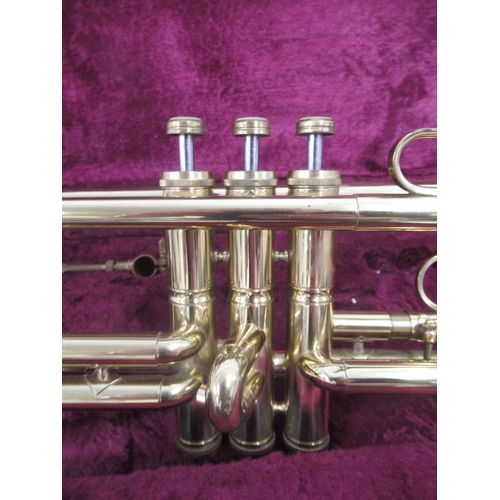 190 - LaFleur Imported by Boosey & Hawkes trumpet, serial no.054904, with Gretzen 5C mouthpiece in fitted ... 