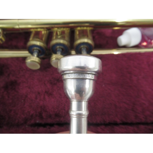 190 - LaFleur Imported by Boosey & Hawkes trumpet, serial no.054904, with Gretzen 5C mouthpiece in fitted ... 