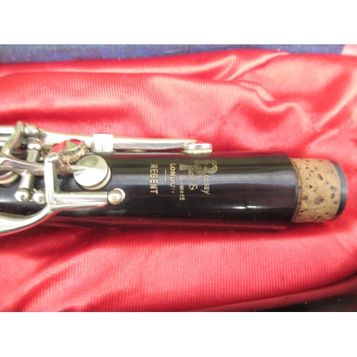 192 - Cased Boosey & Hawkes Regent Clarinet, serial no. 381774