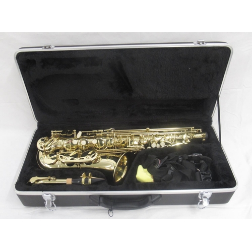 193 - Odyssey Saxophone, serial no. 02801309 in fitted Odyssey case