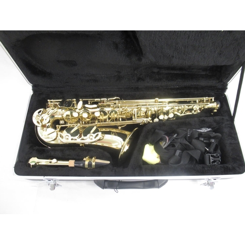 193 - Odyssey Saxophone, serial no. 02801309 in fitted Odyssey case