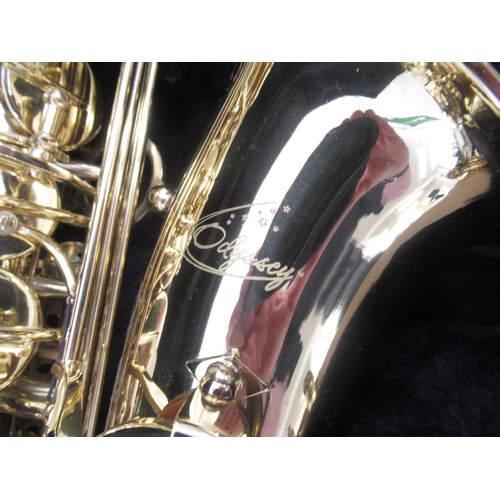 193 - Odyssey Saxophone, serial no. 02801309 in fitted Odyssey case