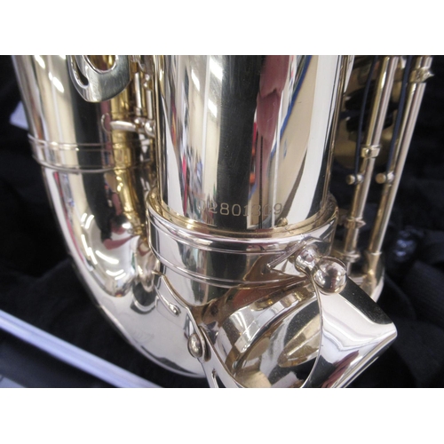 193 - Odyssey Saxophone, serial no. 02801309 in fitted Odyssey case