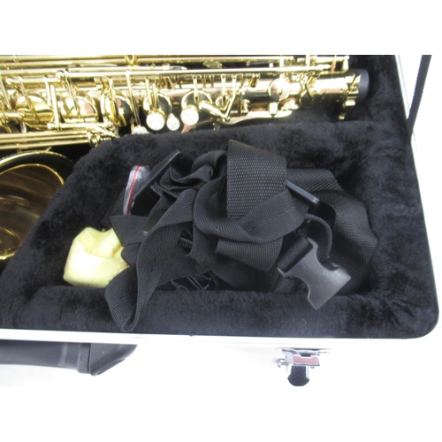 193 - Odyssey Saxophone, serial no. 02801309 in fitted Odyssey case