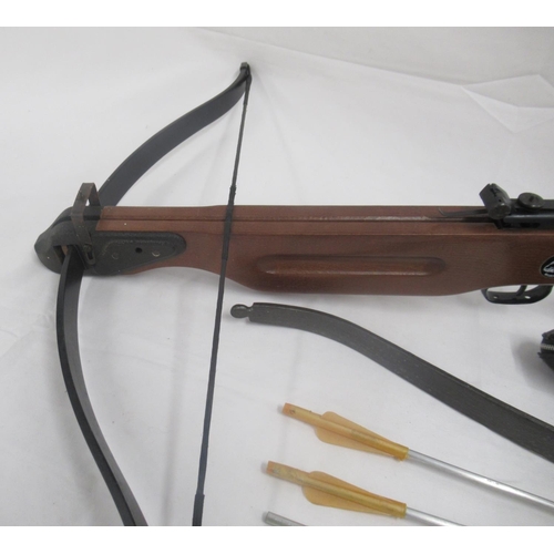 301 - Barnett Wildcat crossbow, with spare limb, with 13 bolts