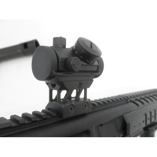 306 - Sig Sauer MPX .177 CO2 powered air rifle, with fitted Feyachi laser dot sight, with RVG forward vert... 