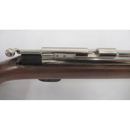 315 - Sheridan 'Silver Streak' C9 Series air rifle .20 cal., under lever pump bolt action air rifle, seria... 