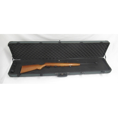 319 - Suhl Modell 310 bolt action Kal. 4.4mm air rifle, 8 rnd magazine, with green Shot-Boxes combination ... 