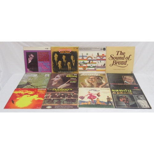 195 - Large collection of assorted vinyl LPs to inc. Creedence Clearwater Revival, Fleetwood Mac, Don Will... 