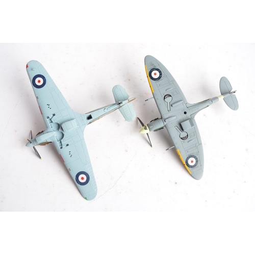 121 - Four 1/72 scale WWII era diecast model aircraft models from The Corgi Aviation Archive range to incl... 