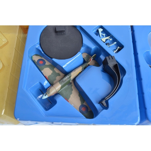 121 - Four 1/72 scale WWII era diecast model aircraft models from The Corgi Aviation Archive range to incl... 