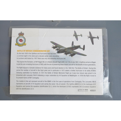 126 - Collection of 1/144 scale diecast WWII era allied model aircraft from Corgi Aviation archive to incl... 