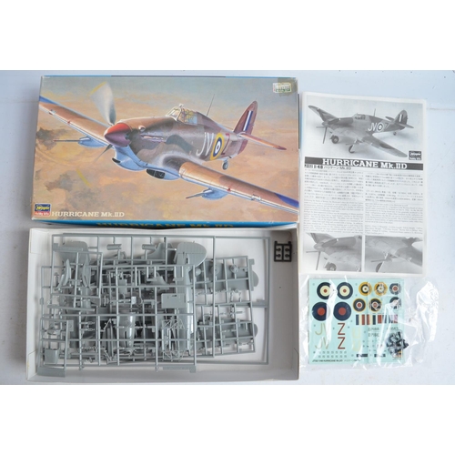 129 - Five unbuilt 1/48 scale plastic model kits, most with extra detailing sets to include Eduard Tempest... 