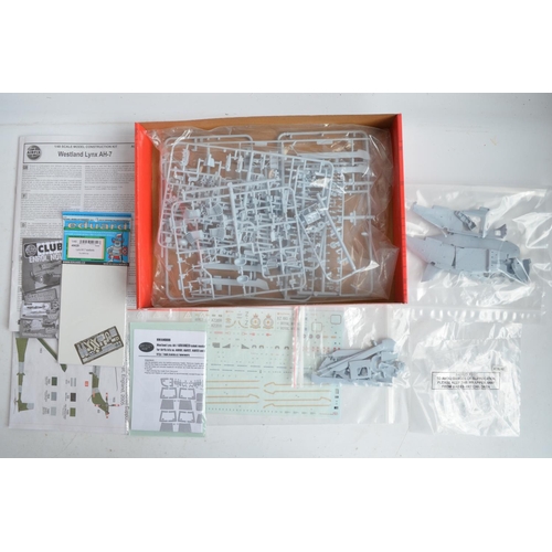 132 - Three 1/48 scale Operation Herrick plastic model kits from Airfix to include AO7300 BAe Warrior armo... 