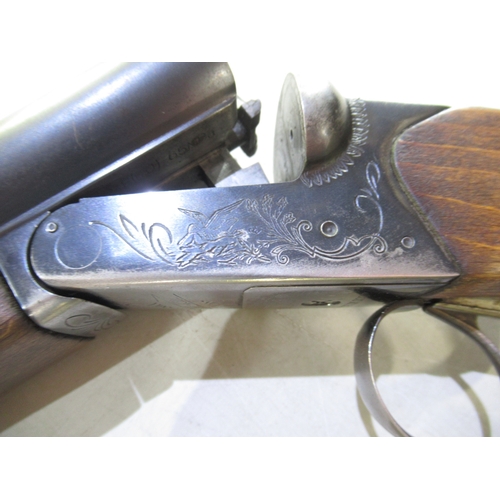 343 - Vintage 12B Baikal side-by-side shotgun, double trigger, non-ejector, barrel length 26.8