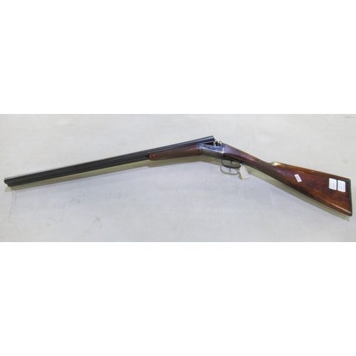 345 - AYA Yeoman 12B side-by-side shotgun, double trigger, box lock non-ejector, barrel length 28