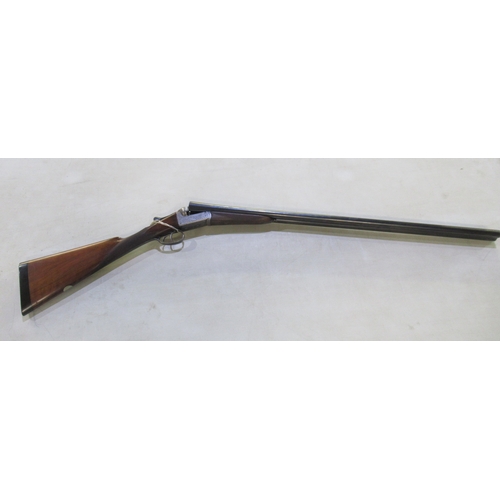 348 - W. Richards 12B side-by-side shotgun, double trigger, barrel length 32