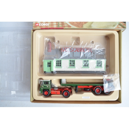 39 - Four boxed 1/50 scale limited edition diecast truck models/model sets from Corgi to include CC12911 ... 