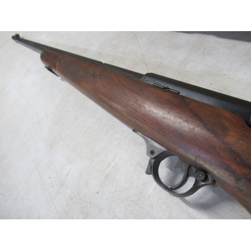 423 - .22 BSA Armatic cocking lever rifle with magazine, serial number: H1581 and a .22 BRNO model 581 aut... 