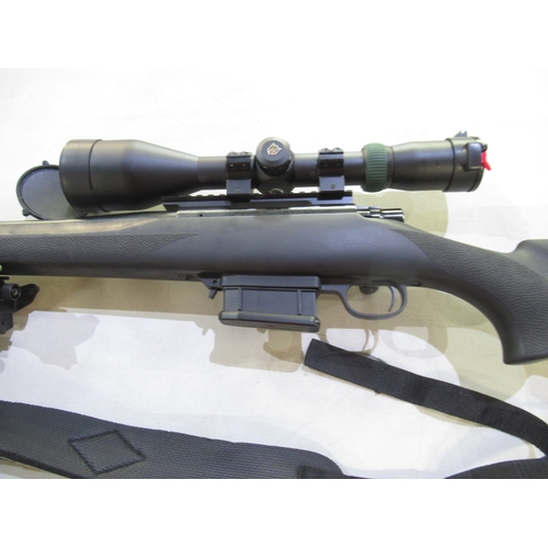 447 - Howa model 1500 .243 calibre bolt action rifle. With Nikko Sterling scope and Allen shoulder strap. ... 