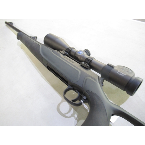 448 - Sauer 404 .308 calibre bolt action rifle. With Zeiss Duralyt scope, magazines, and complete with ori... 