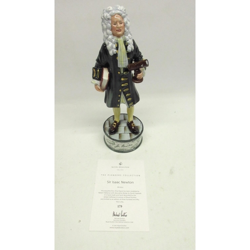 138 - Royal Doulton Prestige Pioneers Collection figure, Sir Isaac Newton HN5051, limited edition 179/350,... 