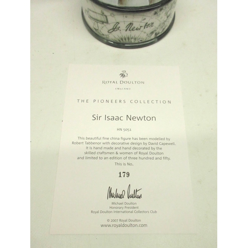 138 - Royal Doulton Prestige Pioneers Collection figure, Sir Isaac Newton HN5051, limited edition 179/350,... 