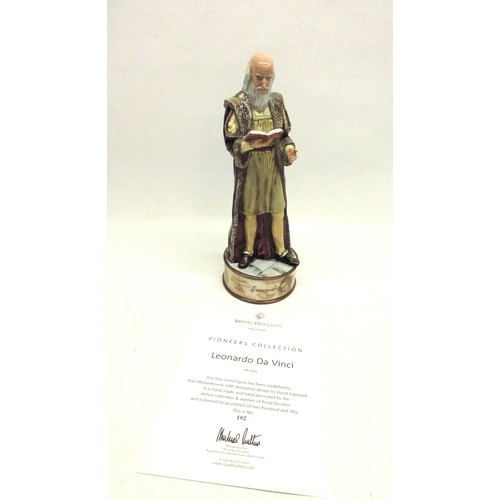 139 - Royal Doulton Prestige Pioneers Collection figure, Leonardo Da Vinci HN4939, limited edition 102/250... 