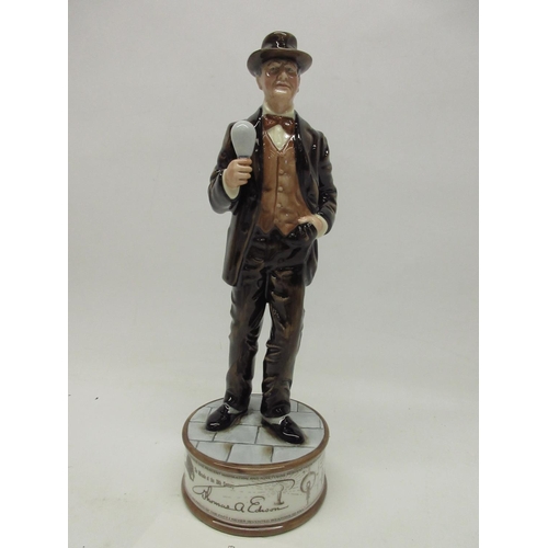 141 - Royal Doulton Prestige Pioneers Collection figure, Thomas Edison HN5128, limited edition 73/250, H29... 