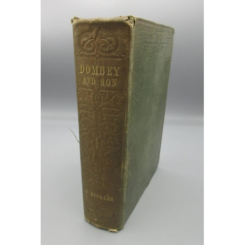 587 - Edwina Currie collection - DICKENS, Charles, 'Dealings with the Firm of Dombey and Son', (1848), Lon... 