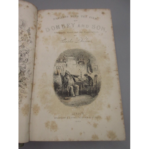 587 - Edwina Currie collection - DICKENS, Charles, 'Dealings with the Firm of Dombey and Son', (1848), Lon... 