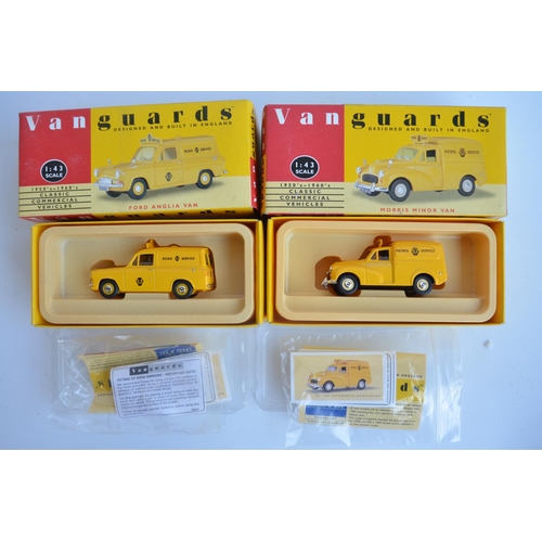 292 - Collection of Lledo 1/43 scale diecast Vanguards model cars and diorama sets to include CD1002 Rover... 