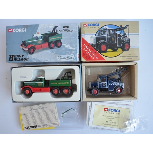 294 - Collection of 1/50 scale limited edition diecast truck, bus and commercial vehicle models from Corgi... 