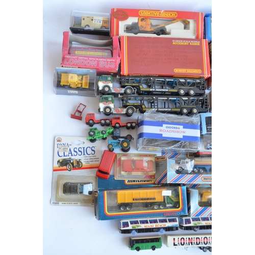 297 - Collection of diecast vehicle models, various scales and manufacturers (many 1/76 scale OO/HO gauge)... 