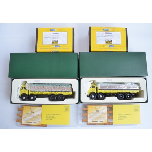  Eight boxed Corgi mostly 1/50 scale diecast limited edition 'Building Britain' series models (includ... 