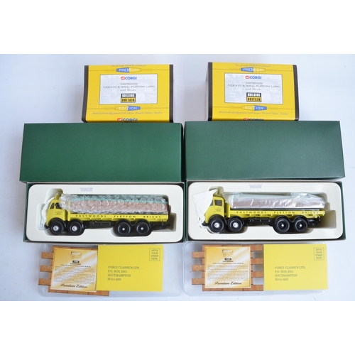 298 - Eight boxed Corgi mostly 1/50 scale diecast limited edition 'Building Britain' series models (includ... 