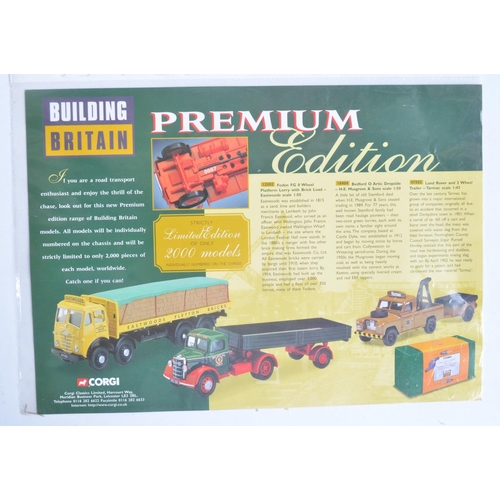 299 - Eight boxed Corgi mostly 1/50 scale diecast limited edition 'Building Britain' series models (includ... 