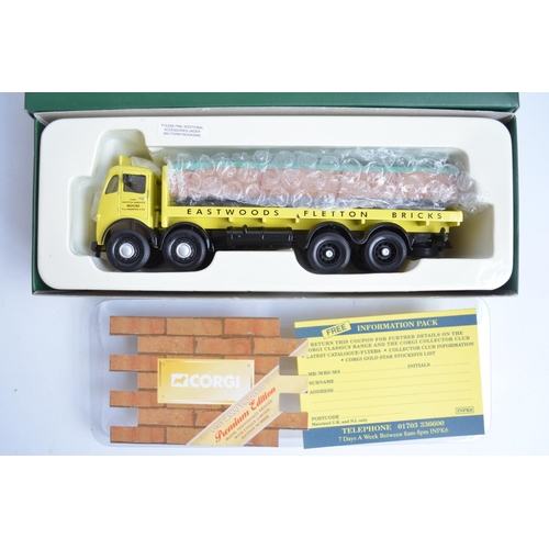 300 - Nine boxed Corgi mostly 1/50 scale diecast limited edition truck and plant models including 8x 'Buil... 