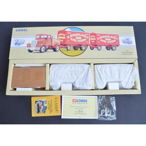 302 - Five boxed as new Corgi 1/50 scale limited edition circus and fairground themed diecast model vehicl... 