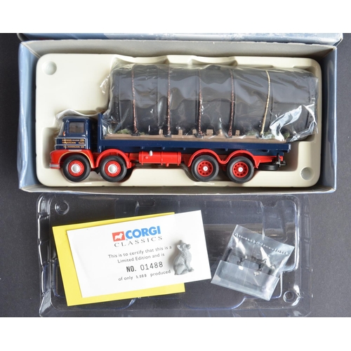 304 - Three boxed Corgi 1/50 scale limited edition diecast Heavy Haulage range model truck sets to include... 