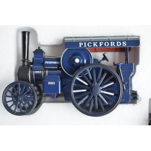 305 - Collection of four as new 1/50 scale diecast 'Vintage Glory Of Steam' range of showman's tractors an... 