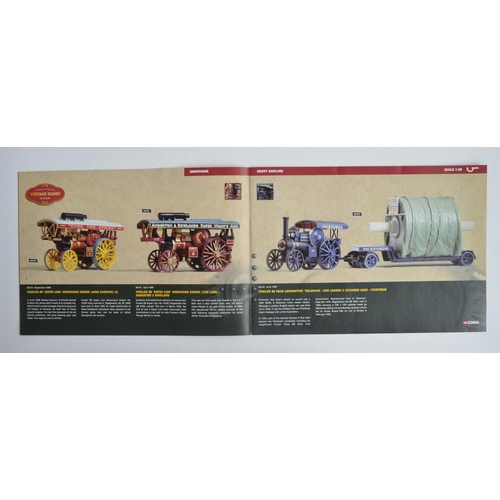 305 - Collection of four as new 1/50 scale diecast 'Vintage Glory Of Steam' range of showman's tractors an... 