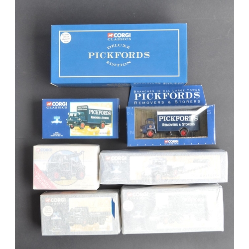 306 - Collection of seven 1/50 scale diecast Pickford's themed model vehicles from Corgi, most limited edi... 