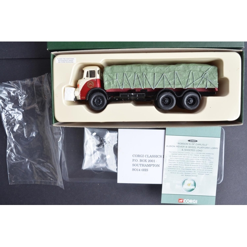 307 - Four Premium Edition 'Fleets Of Renown' 1/50 scale diecast truck models from Corgi, all limited edit... 